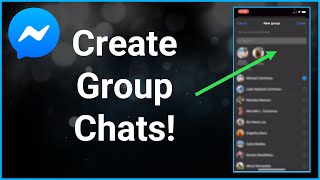 How To Create A Group Chat In Messenger [upl. by Jedd]