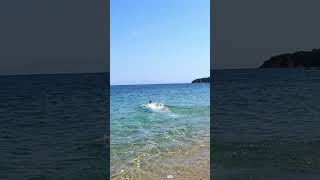 Hero Saves Someone in Skiathos Greece  Lifeguard’s Epic Rescue [upl. by Enitsud643]