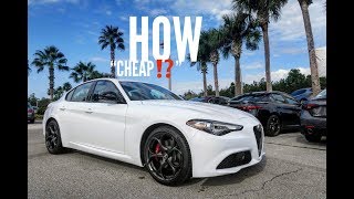 Finally A White 2019 Nero Edizione Alfa Romeo Giulia [upl. by Yhtimit]