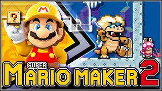 Por la espalda ► Super Mario Maker 2 Mario sin fin  Nintendo Switch [upl. by Keemahs]