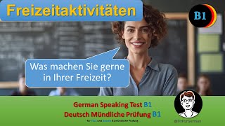 Telc B1 German Speaking Test Example Freizeitaktivitäten [upl. by Magee]