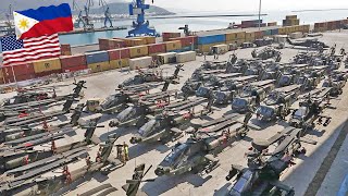 Philippine strongest Subic Bay Stunned by Massive US Helicopter Arrival [upl. by Tessa182]