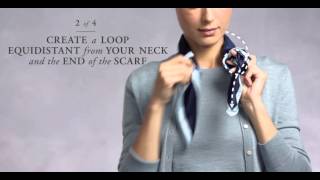 How To Tie A Neckerchief  Brooks Brothers [upl. by Anavlis952]