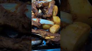 Lamb Ribs Slow Cooked With Potatoes for Tasty and Delicious Home Cooked Food food ribs desi uk [upl. by Anitneuq230]