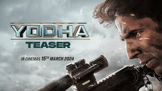 YODHA  OFFICIAL TEASER  Sidharth Malhotra  Raashii Khanna  Disha Patani  Sagar amp Pushkar [upl. by Atirahc]