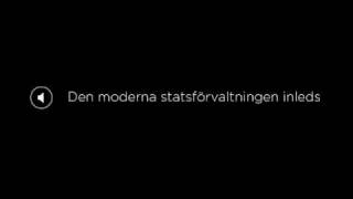 Den moderna statsförvaltningen inleds [upl. by Merline]