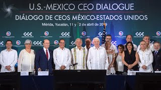 Firma del Acuerdo entre sectores privados de México y Estados Unidos desde Mérida Yucatán [upl. by Telfore]