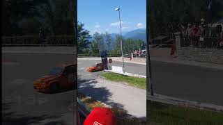 RENAULT 5 GT TURBO grande scalata di marce per curva stretta e accelerazione a tutto SOUND in salita [upl. by Assilak197]