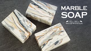 Marble Cold Process Soap Technique Video 27 [upl. by Calypso433]