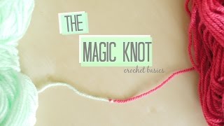 CROCHET BASICS The Magic knot  Bella Coco [upl. by Barron]