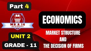 ECONOMICS GRADE 11 UNIT 2 PART 4 24 MONOPOLISTIC COMPETITION MARKET [upl. by Lennaj]