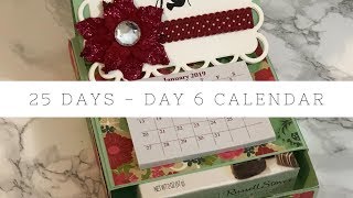 25 Days of Christmas  Day 6 Easel Calendar wTreat Tray [upl. by Stepha400]