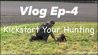 Vlog Ep4 Getting your young pup hunting working Cocker Springer Spaniel gundog training tips tricks [upl. by Relyks306]