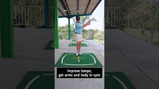 Golf tips by coach Harry Feet Together Drill [upl. by Grayce]