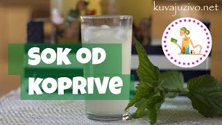 Sok od koprive sirup na rastvaranje  Video recept [upl. by Jacobsen]