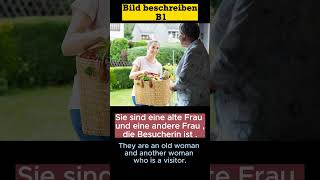 Bild beschreiben A2B1 deutsch learngerman germanlanguage german [upl. by Nyrroc]