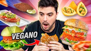 PROVANDO FAST FOOD VEGANO É BOM [upl. by Czarra]