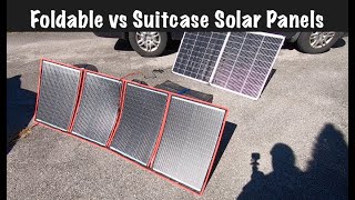 220 Watt Foldable vs 200 Watt Suitcase Dokio Solar Panel  Off Grid Boondocking RV Vanlife [upl. by Ladd11]