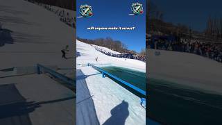 Will anyone make it Cross👀👀👀⛷️⛷️ redbull energy challenge youtubeshorts [upl. by Musetta944]