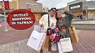 Outlet Shopping in Taipei  Haul  Laureen amp Vince Uy [upl. by Atsirhcal330]