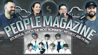 BTS quotPeople Magazine Interviewquot Reaction Another chaotic and hilarious interview 😂 Couples React [upl. by Iclek402]