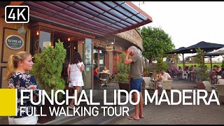 Madeira Portugal  Funchal Lido Evening walking tour [upl. by Py]