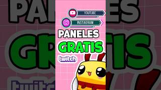 Consigue PANELES para TWITCH ¡GRATIS en 2024 con STREAMLABS twitch panelestwitch overlays tips [upl. by Meekyh]