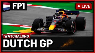 F1 Live  Dutch GP FP1 Watchalong  Live Timing and Reaction [upl. by Bayard]