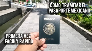 CÓMO TRAMITAR EL PASAPORTE MEXICANO 2021  FÁCIL Y RÁPIDO [upl. by Aekin]