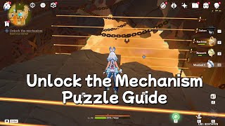 Unlock the Mechanism  Puzzle Guide  Natlan 50 Genshin Impact [upl. by Ahtel534]