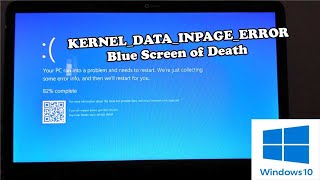 How To Fix KERNEL DATA INPAGE ERROR In Windows 10  UPDATED 2022 [upl. by Glynias]