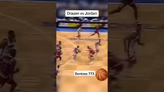 DRAZEN PETROVIC vs MICHAEL JORDAN IN 1993  shorts NBA drazenpetrovic [upl. by Eirolam]