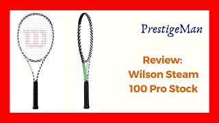 Review Wilson Steam 100 Pro Stock  A raquete da Bia Haddad [upl. by Ackler]