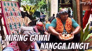 Gawai Nangga Langit  Di Rumah Tuan Black borneo adat ibansarawak dayakborneo miring [upl. by Mattah]