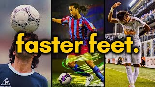 4 BEST Footwork Drills for FAST FEET [upl. by Revilo]