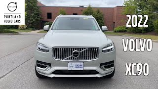 2022 Volvo XC90 T6 Inscription in Birch Light Metallic  Walkaround with Heather [upl. by Andrade]