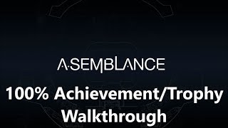 Asemblance Xbox One Achievement Walkthrough [upl. by Greta2]