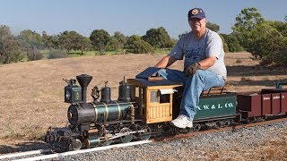 Firing up the Allen Models Fitchburg Northern Live Steam Locomotive [upl. by Pangaro]