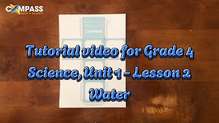 Amazing Science 4 Unit 1Lesson 2 WATER [upl. by Kirbee]