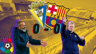 DEBRIEF  CADIZ CF VS FC BARCELONA [upl. by Nybbor739]