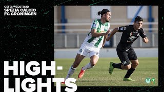 Highlights Spezia Calcio  FC Groningen [upl. by Caresa]