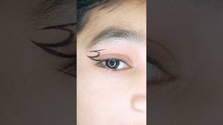 Graphics Eyeliner Hack for monolids and tapered eyelids shorts [upl. by Mccord]