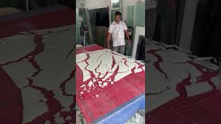 Lacquered Toughened Glass Breaking  shorts glass glassbraking trending viral [upl. by Dodge36]