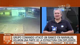 Grupo armado atacó un banco en Naranjal [upl. by Nosnor]