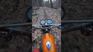 1972 Yamaha DT2 on the trail yamaha enduro dt250 dt dt2 2stroke [upl. by Ahsilyt]