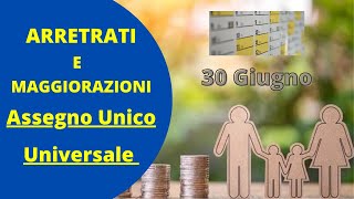 Arretrati e maggiorazioni Assegno Unico Universale  Richiesta entro il 30 giugno [upl. by Timon847]