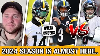 Steelers 2024 Player Props amp Predictions  Steelers x Falcons Week 1 Preview [upl. by Batruk]