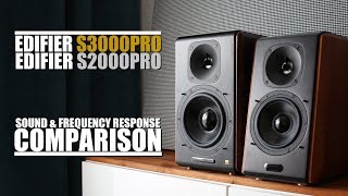 Edifier S3000Pro vs Edifier S2000Pro  Sound amp Frequency Response Comparison [upl. by Noiek]