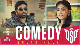 Vijay Sethupathy ipdi maatikitare  DSP  Comedy Sneak Peek  Anukreethy Vas  Streaming on Sun NXT [upl. by Adnalra]