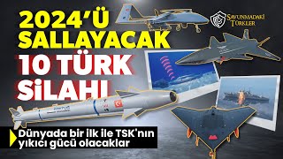 2024ü sallayacak 10 Türk silah ve aracı Dünyada bir ilk ile TSKnın yıkıcı gücü olacaklar [upl. by Vyky298]